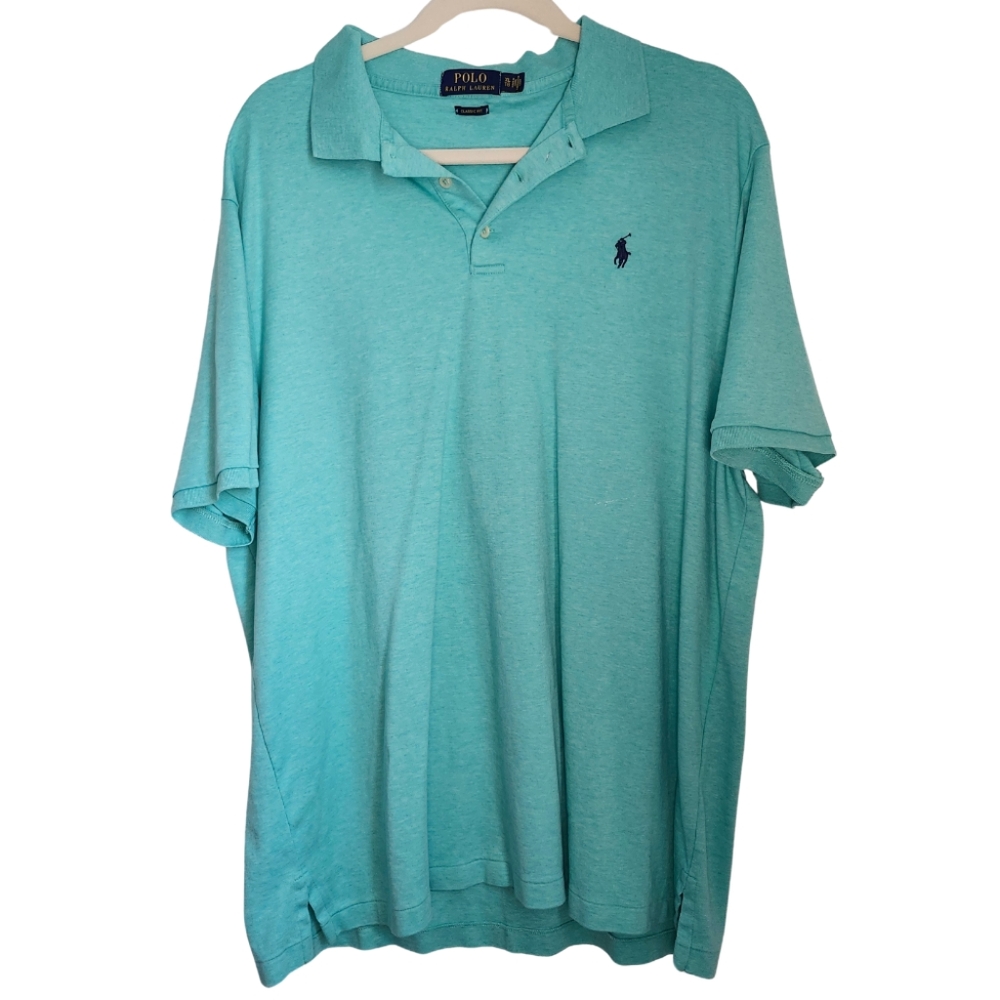 Ralph Lauren Men's Polo Shirt - Light Blue